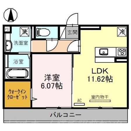 セジュールあすかの物件間取画像